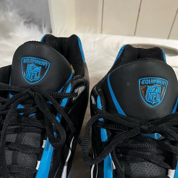 Carolina Panthers MUHSIN MUHAMMAD 87 Signed Reebok NFL Equipment Football Cleats